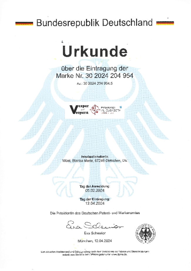 Vesper und Vespern