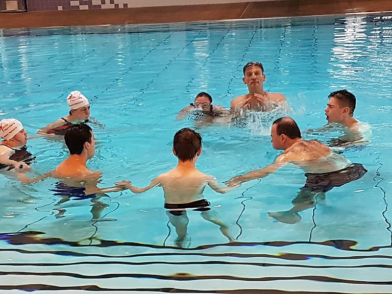 Kreis im Wasser